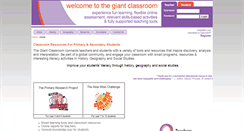 Desktop Screenshot of giantclassroom.com.au